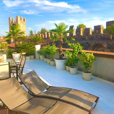 Ca' Del Sole - Attico Panoramico In Centro Storico Apartman Montagnana Kültér fotó