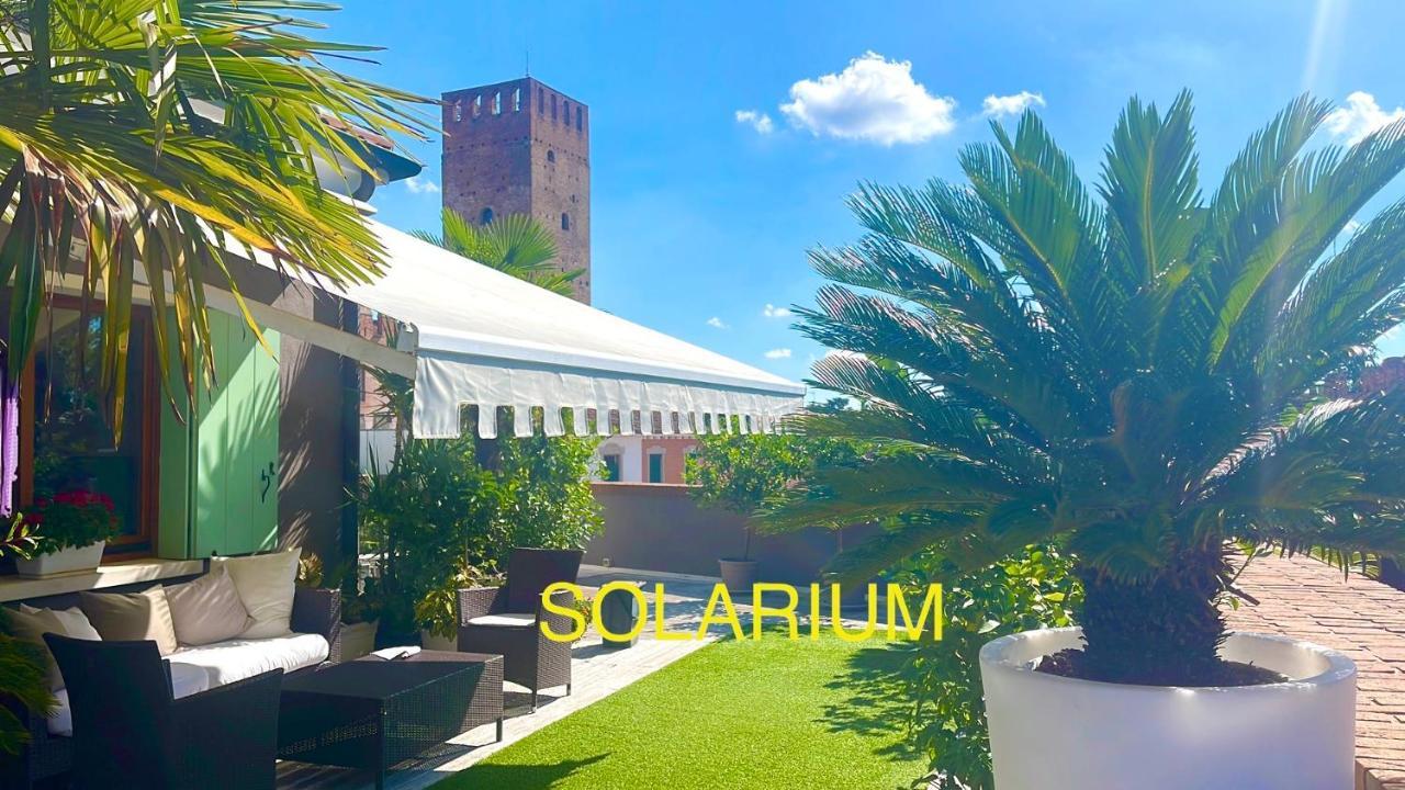 Ca' Del Sole - Attico Panoramico In Centro Storico Apartman Montagnana Kültér fotó