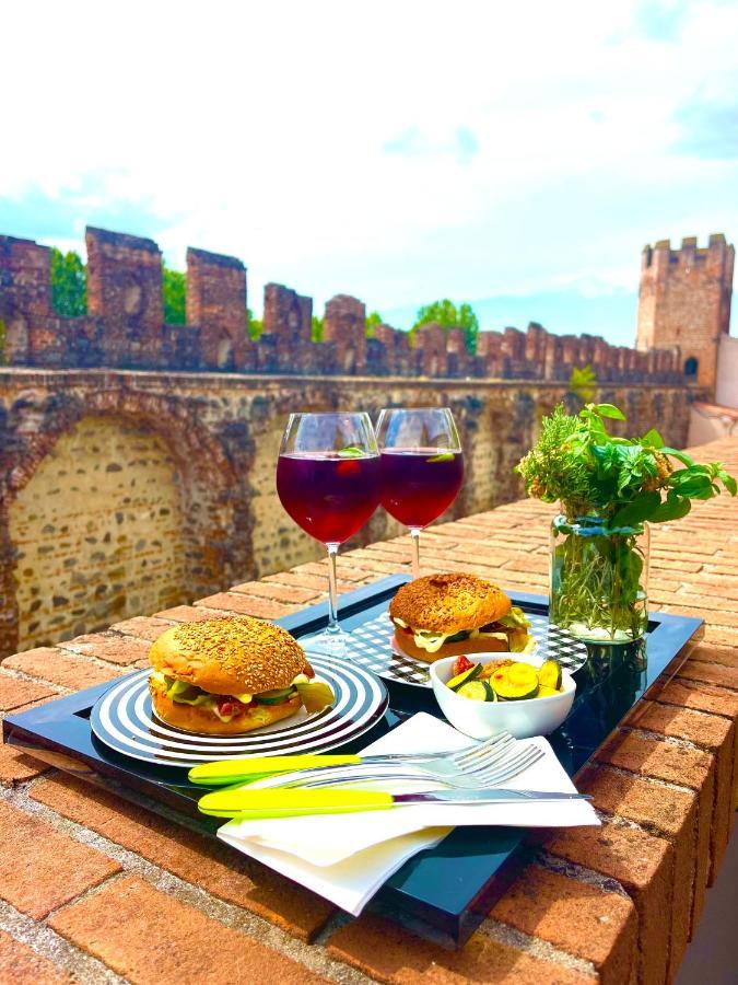 Ca' Del Sole - Attico Panoramico In Centro Storico Apartman Montagnana Kültér fotó