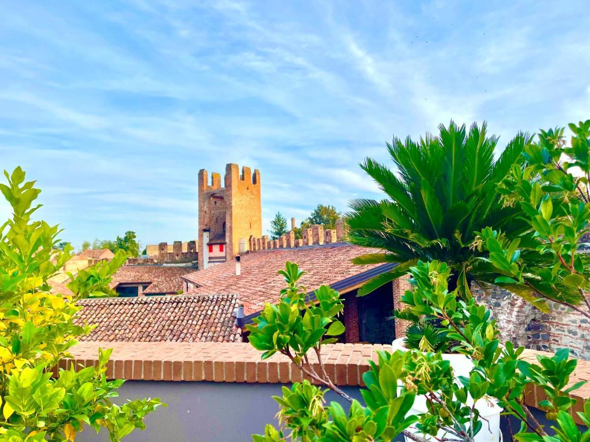 Ca' Del Sole - Attico Panoramico In Centro Storico Apartman Montagnana Kültér fotó